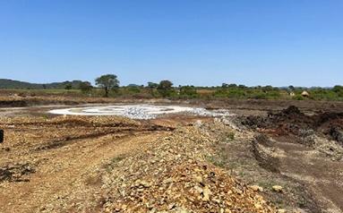 尾礦濃密機基礎(chǔ)模板、鋼筋完成