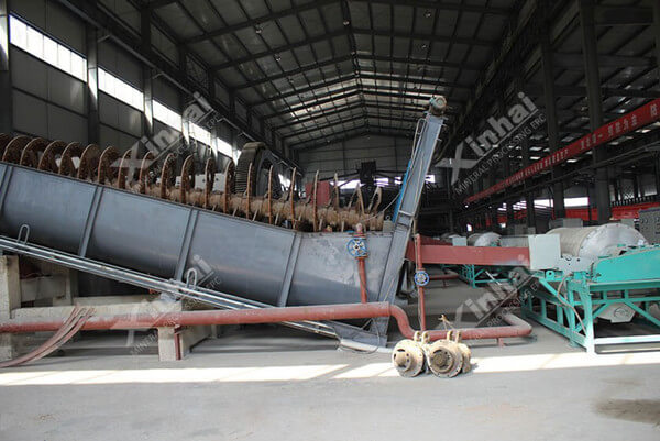山西鐵礦項目中的螺旋分級機 山西鐵礦項目中的螺旋分級機